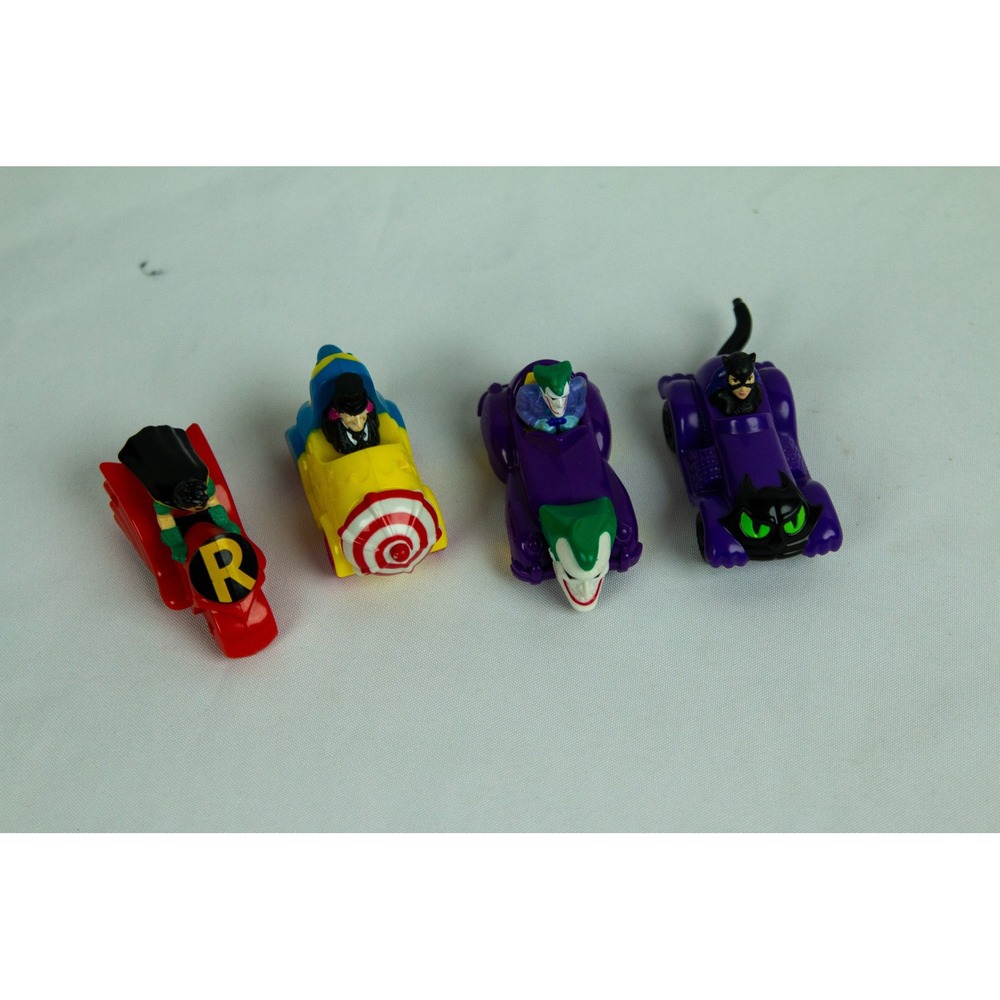 Vintage 1991 1993 McDonalds Happy Meal DC Comics Batman Robin Joker Penguin‎ Lot